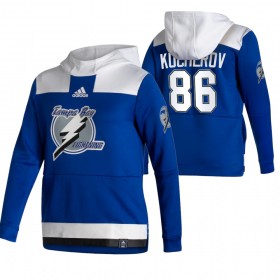 Herren Tampa Bay Lightning Nikita Kucherov 86 2020-2021 Reverse Retro Pullover Hooded Sweatshirt